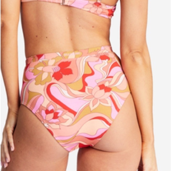 ☀️BILLABONG☀️ PRETTY GROOWY DOUBLE PRETTY GROOVY HI BIKINI SET - Picture 15 of 16